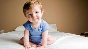 It's likely your baby will be able to hold themselves in a seated position before being able to push themselves. Milestone Moment Sitting Up