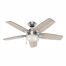 Take advantage of unbeatable inventory and prices from quebec's expert in construction & renovation. Hunter Antero 46 In Led Indoor Brushed Nickel Ceiling Fan With Light 59212 The Home Depot