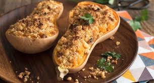 Butternuts Farcies Pour Un Diner Facile Et Rapide Recette Recette Butternut Butternut