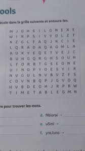 Nous pouvons traduire du français en 44 langues. Bonjour J Ai Besoin D Aide En Anglais Il Faut Trouver Huit Mots Relatifs A L Ecole Merci Nosdevoirs Fr