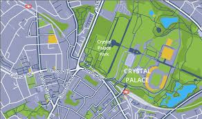 The crystal palace was a cast iron and plate glass structure, originally built in hyde park, london, to house the great exhibition of 1851. Bringing Pedestrian Maps To Crystal Palace Tom Chance