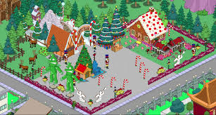 It's an interactive map of springfield, the fictional home of the simpsons that has been. Christmas Village Layout Christmas Village Christmas Design Christmas Villages