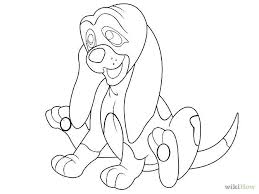 How To Draw Copper From The Fox And The Hound The Fox And The Hound Horse Coloring Pages Doodle Drawings