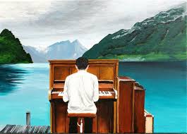 The first of them, achievement unlocked 2 pokes fun at the concept of . Netflix Korean Drama Crash Landing On You Ri Jeong Hyeok Piano Switzerland Acrylic Painting Painting Instagram Art Film Art