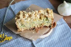 Recette De Crumble Cake A La Courgette Chevre Frais Et Coppa Recette En 2020 Recette Crumble Cake Courgette Crumble