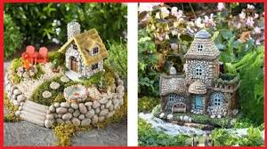 If you want to make a fairy garden look fun and creative, add this hammock feature to it. Diy Miniature Stone Fairy House Tutorial How To Make Fairy Houses 5 Minute Crafts Diy Fairy Garden Youtube
