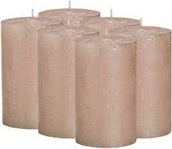 Shop over 100 unique fragrances. Amazon Com Bolsius Rustic Metallic Set Of 6 Rose Gold Unscented Pillar Candles Inches 2 75 X 5 Decoration Dinner Wedding Candles Perfect Use For Home Decor Church Spa Candle Restaurant 130 68m Home Improvement