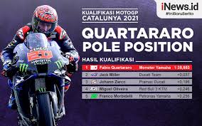 Berikut hasil lengkap kualifikasi motogp catalunya, spanyol 2021. Eeolar2id3tu3m