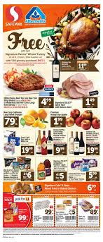 Then there is the large turkey dinner with sides (feeds 10 to 12) for $195 from. Free Turkey At Albertsons Safeway With A 100 Grocery Purchase 24 7 Moms