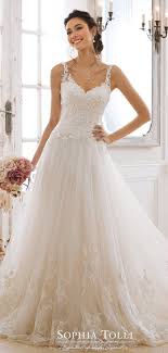 Sophia Tolli Spring 2018 Wedding Dresses World Of Bridal Wedding Gowns Lace Wedding Dresses Lace Wedding Dresses With Straps