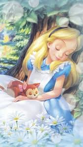 Iphone 壁纸爱丽丝梦游仙境兔子红桃皇后 Disney Alice Disney Art Alice In Wonderland