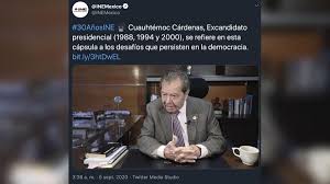 En el contenido, muñoz ledo menciona que por obligación el ine debe intervenir y vigilar todos los comicios en el país, aunque destacó que no es una tarea fácil, por lo que se necesita fortalecer al instituto. Confunde Ine A Porfirio Munoz Ledo Con Cuauhtemoc Cardenas