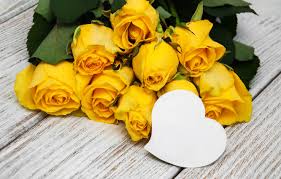 They are bright, desired, pleasantly smell. Wallpaper Roses Bouquet Yellow Heart Yellow Flowers Romantic Roses Images For Desktop Section Cvety Download