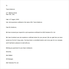 From a professional perspective, an experience letter outlines the total tenure an employee served in an organisation. Free 15 Sample Experience Letter Templates In Pdf Ms Word Pages Google Docs