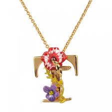 Die letzten diskussionen über alphabet inc. Blossoming Alphabet Necklace Letter T Les Nereides