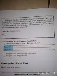 Ajukan pertanyaan tentang tugas sekolahmu. Contoh Surat Dinas Dan Surat Pribadi Brainly