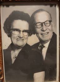 Met a nice family today. Here is Wally and Mildred Folsom...he was known as  Wally the tailor ..anyone remember them? Born in 1900. Their daughter Donna  just passed away. Was born in