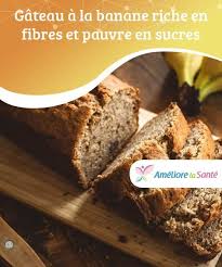Gateau A La Banane Riche En Fibres Et Pauvre En Sucres Gateau Banane Comment Preparer Un Gateau Delicieux Desserts