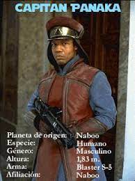 Distrito Star Wars Capitan Panaka Capitan Star Wars Reina Amidala