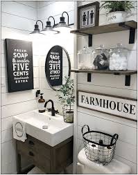 Use our rustic bathroom decorating ideas to beautify your bathroom with a relaxed flea market and a rough theme. 92 Rustic Farmhouse Living Room Design And Decor Ideas For Your Home 59 Page 15 Bathroom Farmhouse Style Farmhouse Bathroom Decor Small Bathroom Decor