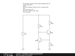 2 transistor constant current sink 01