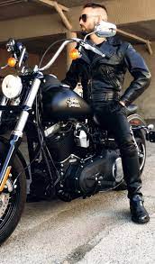 Black Leather Biker Jacket Javyleather Via Leather Jacket Men Jackets Men Fashion Biker Leather