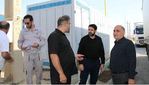 نصب ۶ جایگاه سیار سوخت در مهران برای خدمات‌رسانی زائر اربعین