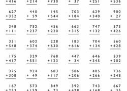4th grade math worksheets for children for use activities at home or in school. 4th Grade Math Worksheets Free Printables Education Com