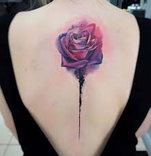 Rose Back Spine Tattoo Inspo Spine Tattoos For Women Tattoos For Women Flowers Single Rose Tattoos