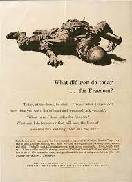 What Did You Do Today For Freedom Wwii Posters Wwii Propaganda Poster