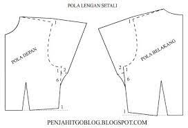 Lengan baju setali (unmounted) merupakan jenis lengan pakaian yang dibuat menjadi satu dengan badan, dengan begitu tidak terdapat potongan atau jahitan sambungan di bagian lengannya. Cara Membuat Pola Lengan Setali