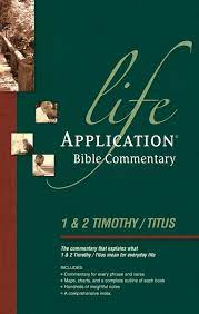 I'd like us to meditate on the first 18 words of the new testament letter to titus. 1 2 Timothy And Titus Life Application Bible Commentary Grant R Osborne 9780842328326 Christianbook Com