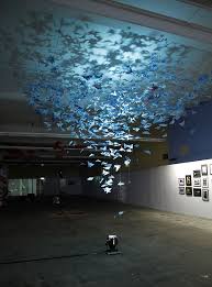 Artist S Mother Inspires Beautiful Butterfly Installation Installation Art Light Art Art Exhibition