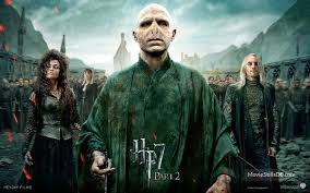 Harry Potter And The Deathly Hallows Part Ii 2011 Harry Potter And The Deathly Hallows Part Ii Wallpaper With Helena Bonham Carter Ralph Fienne Harry Potter Villains Harry Potter Poster Harry Potter Movies