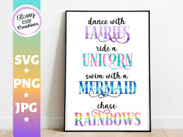 Download Dance With Fairies Unicorn Mermaid Graphic By Suzannecornejo Creative Fabrica In 2020 Mermaid Unicorn Svg PSD Mockup Templates