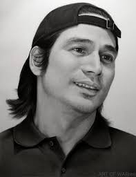 Charcoal drawing of JoAni Johnson