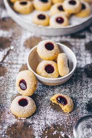 Plain flour, plus extra for dusting. Easy Jelly Thumbprints With Almond And Cinnamon Klara S Life