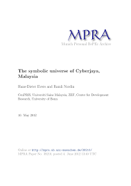 The results speak for themselves. Pdf The Symbolic Universe Of Cyberjaya Malaysia