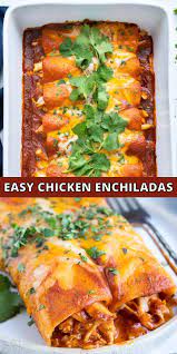 Easy Homemade Chicken Enchiladas Evolving Table Video Recipe Video In 2021 Mexican Food Recipes Easy Chicken Enchilada Recipe Easy Enchilada Recipe