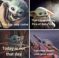 The baby yoda meme is the force of the internet. To All The People I Regularly Send Baby Yoda Memes To R Babyyoda Baby Yoda Grogu Know Your Meme