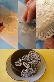 Cake Decorating Lace Technique Decoration Patisserie Deco Patisserie Decoration Gateau