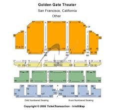 Golden Gate Theatre Tickets And Golden Gate Theatre Seating