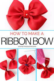 Learn how to make a bow for your wreaths and more. How To Make A Ribbon Bow Easiest Bow Tutorial Treasurie