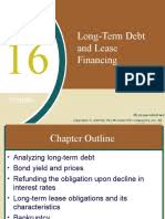 Chap016 Long Term Debt And Lease Financing Bonds Finance Lease