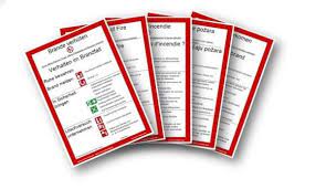 Notfall und alarmplan vorlage excel. Aushang Verhalten Im Brandfall Feuerwehr Magazin