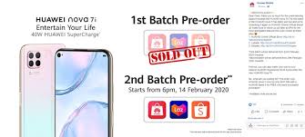 And before they kick off the deals, they are offering two discount vouchers , which you can collect from 23 april until 28 april 2020 ! Huawei Malaysia Is Restocking A Second Batch Pre Order Of Sakura Pink Nova 7i For Valentines Technave