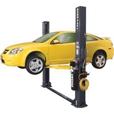 Bendpak Dual Width 2 Post Symmetric Car Lift 9000 Lb Capacity Model Xpr 9s Two Post Lift Lifted Cars Lifted Trucks