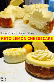 Keto Lemon Cheesecake Recette Recette Sans Sucre Recette Dessert Recette Cheesecake
