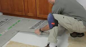 Place A Sheet Backerboard Installing Cement Backerboard In 2020 Floor Installation Backerboard Flooring