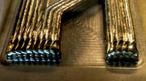 Sample Of Wire Arc 3d Printed Metal Photo Via Aml Technologies 3d Printing Industry 3d Printed Metal 3d Printing Technology